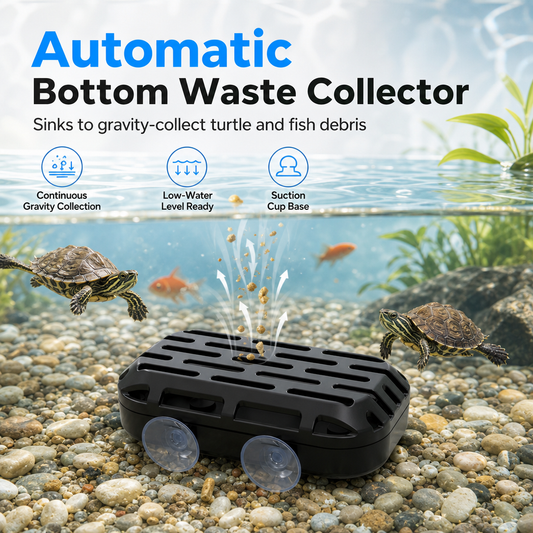 🐢 PROMO FLASH -50% ! 💧 Collecteur de Déchets Aquarium & Tortues — Piège Automatique ✨
