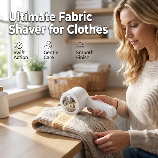 👕 PROMO -50% ✨ Rasoir Anti-Bouloche Portable — Grille Nid d'Abeille, Soin Délicat 🧶