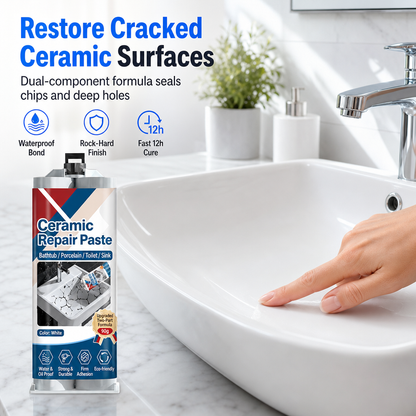 🧱 PROMO FLASH -50% ✨ Pâte de Réparation Carrelage Céramique — Séchage Rapide 💧