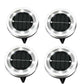 ☀️ Promo Flash -50% ✨ Spots Solaires Encastrables Inox 304 — 8 LED & IP65, Lot de 4 🌿