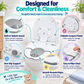 🚽 OFFRE LIMITÉE ✨ Réducteur de Toilette Pliable pour Enfants — Ventouses Antidérapantes & Facile à Nettoyer 💧