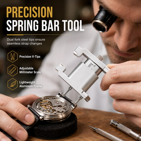 🔧 Offre Limitée ✨ Kit de Réparation de Montres — Pince à Barre en V & Pince à Épiler 🔩