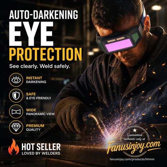 👀 -50% Lunettes de Soudage Auto-Assombrissantes Solaires — Protection Oculaire ✨