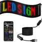 💡 Offre Limitée ✨ Écran LED Flexible Bluetooth pour Véhicules — USB & Contrôle App 🌈