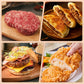 🥩 PROMO FLASH : 50% DE RÉDUCTION ! Presse à Steak Haché et Burger en Inox 304, Moule Rond avec Démoulage Facile for des Galettes Parfaitement Uniformes et une Cuisson Homogène ✨