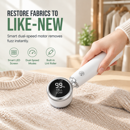 🎉 Offre limitée ! 🧶 Racleur de Peluches Électrique Rechargeable – Écran Digital, 2 Vitesses, Redonne un Aspect Plus Net à Vos Tricots ✨