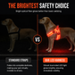 🎉 Promo –50% ! 🐕 Harnais pour Chien Lumineux LED – 3 Modes d'Éclairage, Sangles Réglables, Recharge USB pour Balades de Nuit ✨
