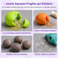 🎉 Offre limitée ! 🎨 Kit DIY Balles Sensorielles – Pâte Colorée & Paillettes, Coque Épaisse à Rebond Lent, Activité Créative en Famille ✨