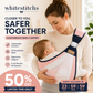 👶 PROMO LIMITÉE 50% DE RÉDUCTION ! ✨ Porte‑bébé léger respirant – Ajustable, Confortable 🌿