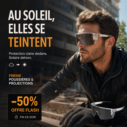 🕶️ 2026 Soldes — Plus de 20 500 vendus!☀️ Lunettes de Protection Jour & Nuit – Verres photochromiques