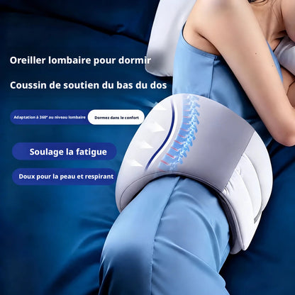 Oreiller ergonomique de soutien lombaire enveloppant
